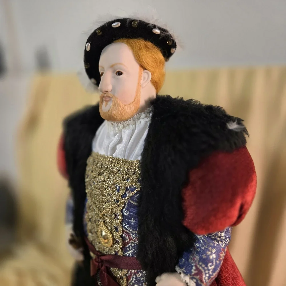 King Henry VIII Brenda Price 14 in. Royal Heritage Doll w/ Box & Stand 1996 #472
